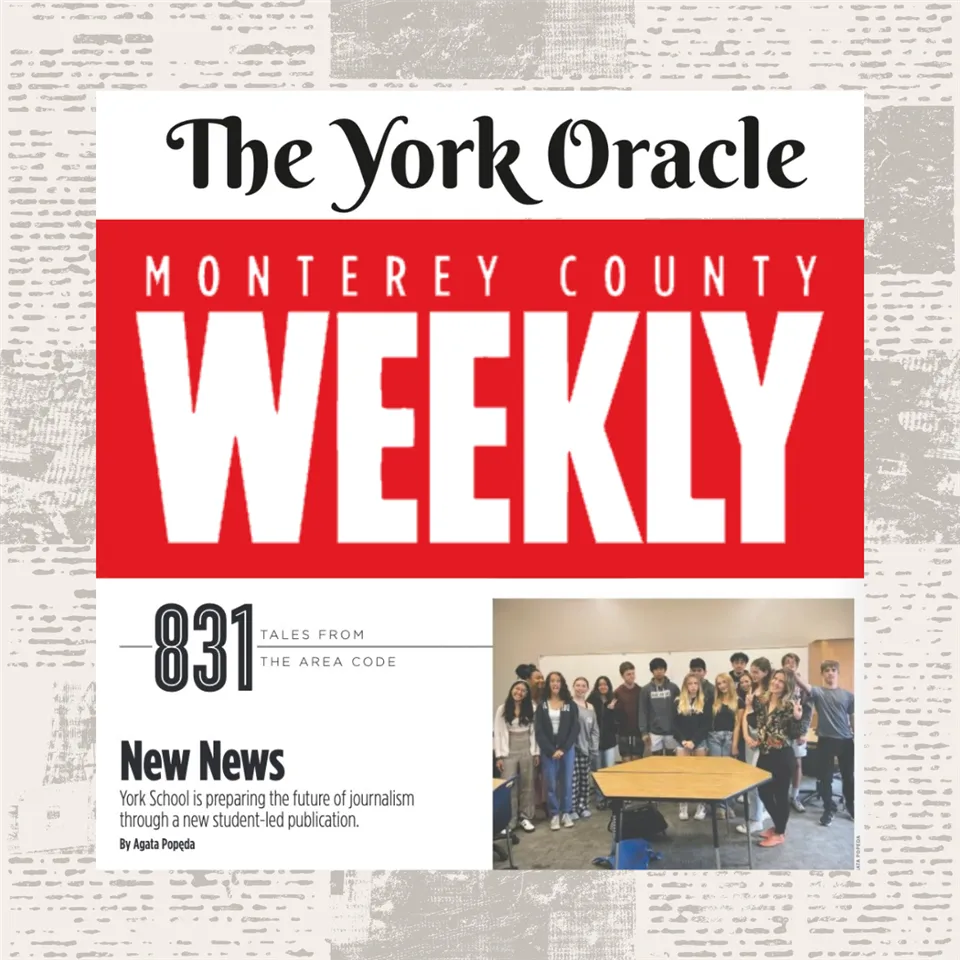 The York Oracle Newspaper team appears in the Monterey County Weekly!