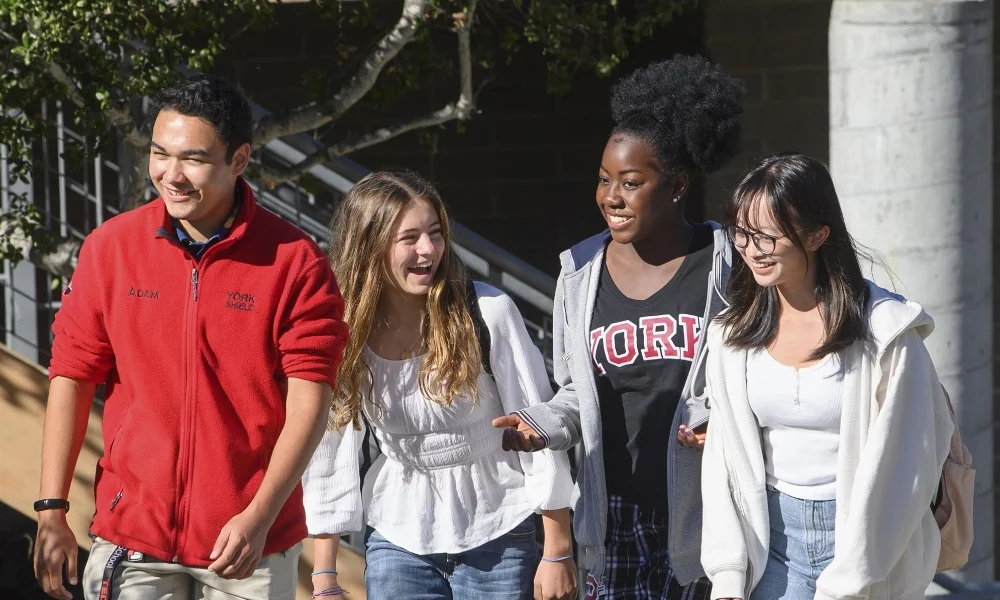 group of York students